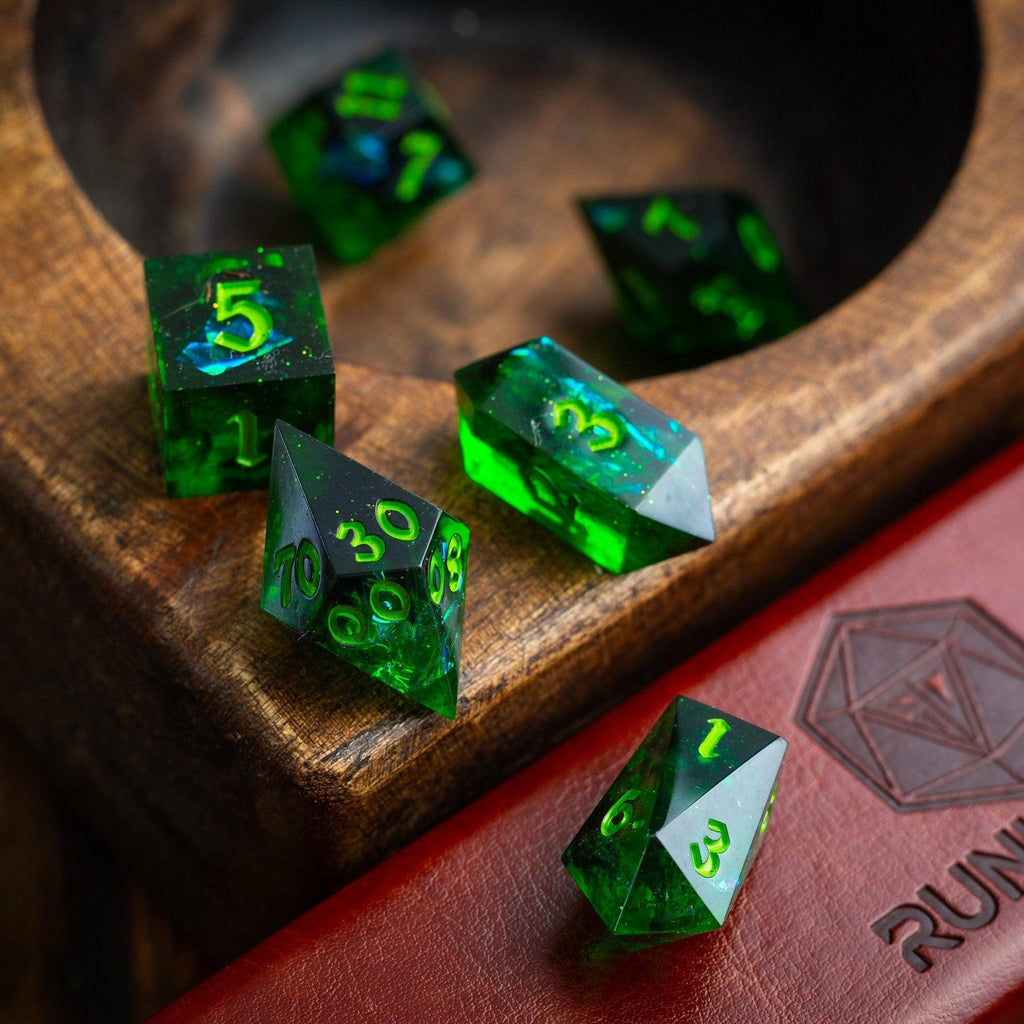 Nox Green Dice Set