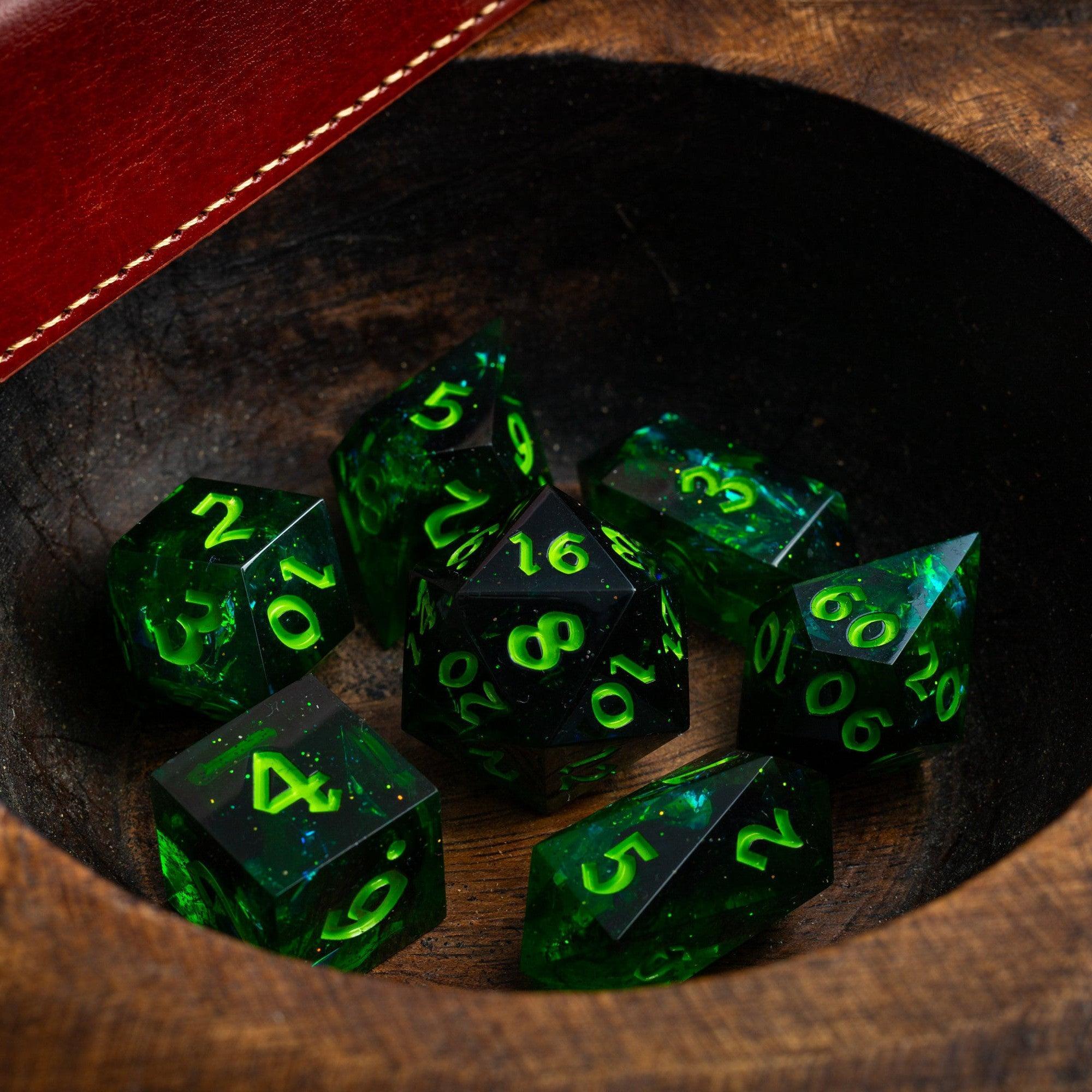 Nox Green Dice Set