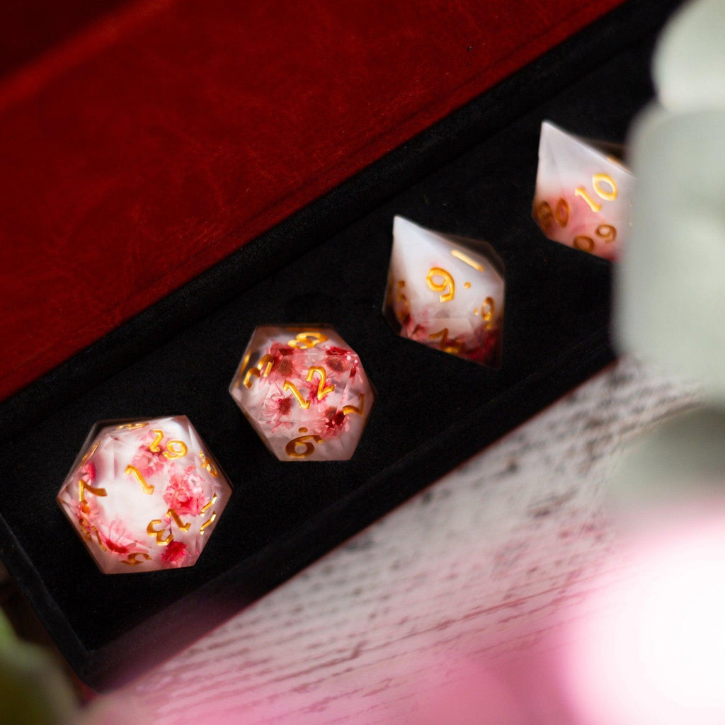 Cherry Blossom Dice Set