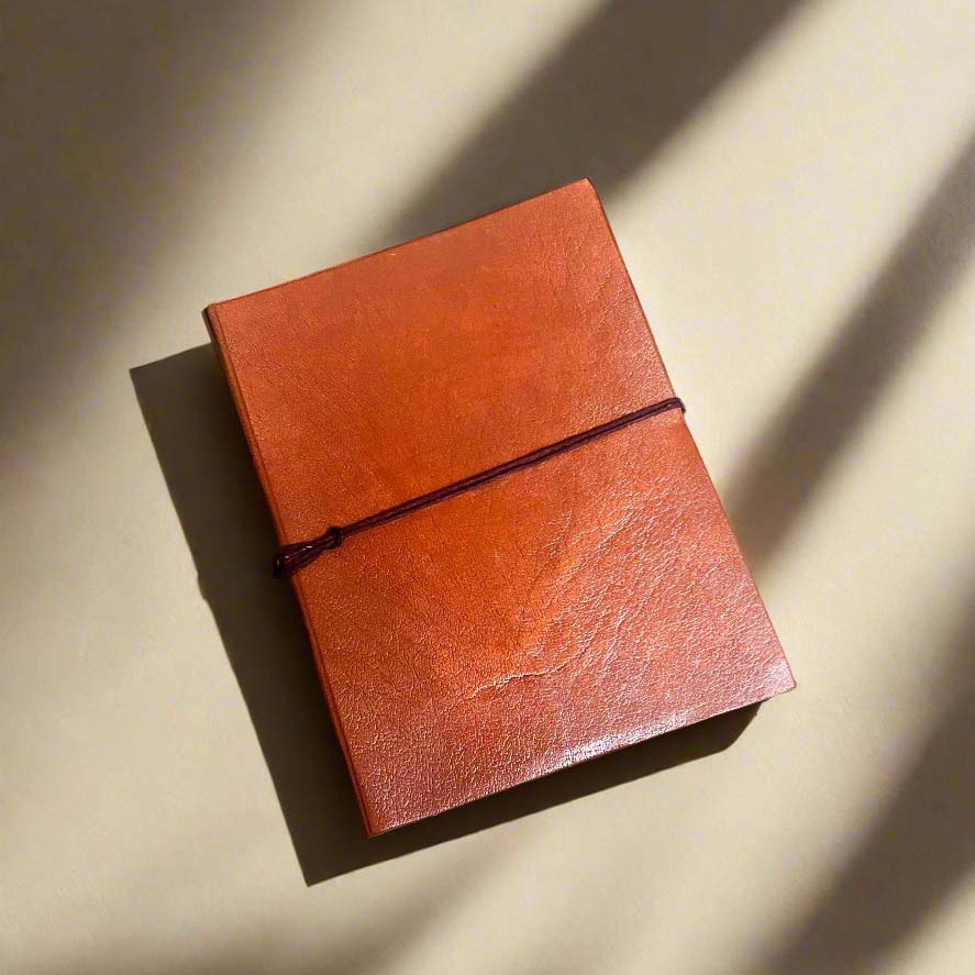 Plain Cover Leather Journal, Lined