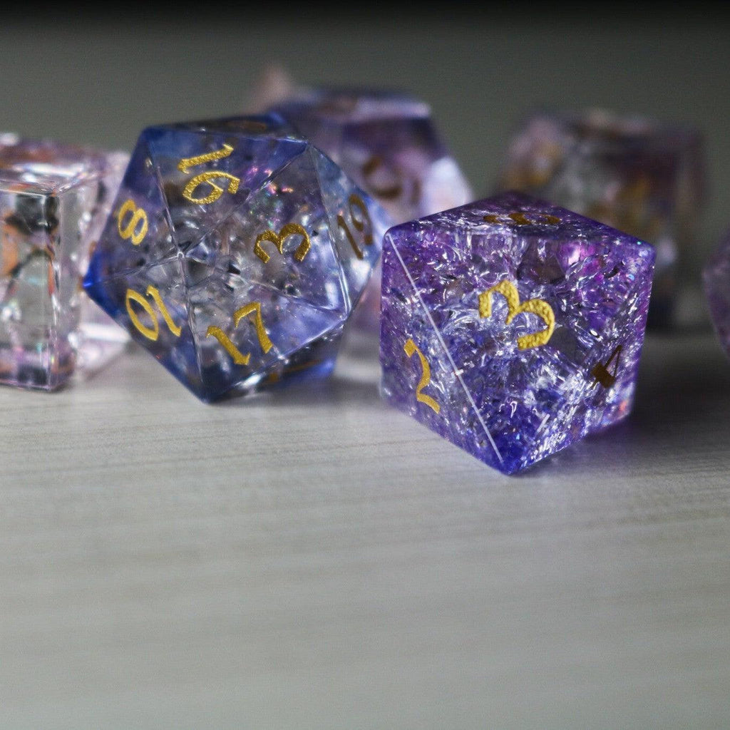 Stormcloud Violet Dice Set