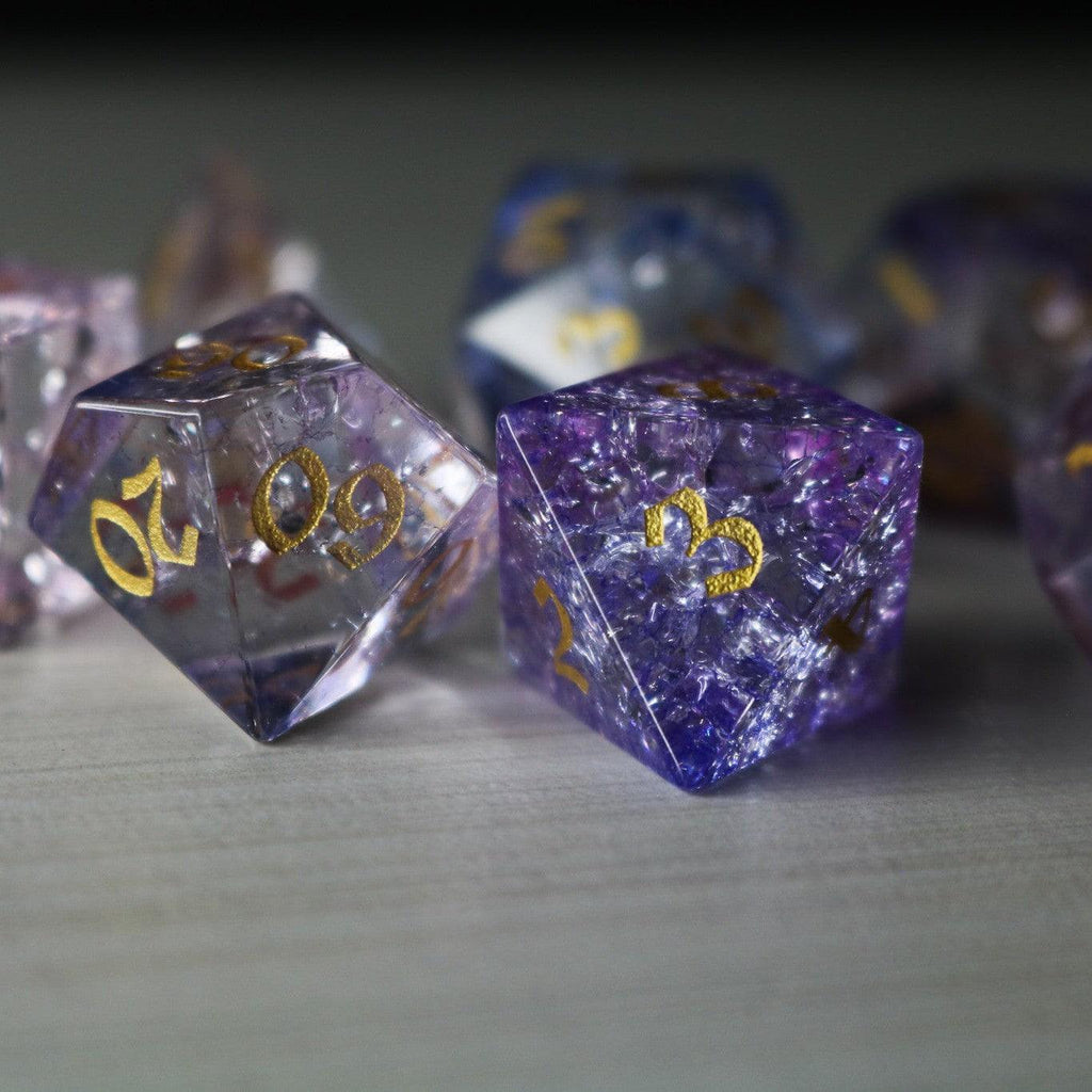 Stormcloud Violet Dice Set