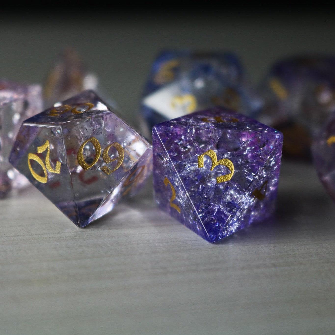 Stormcloud Violet Dice Set