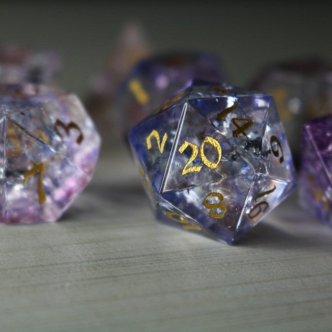 Stormcloud Violet Dice Set