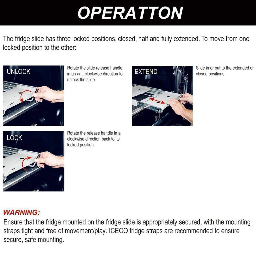 ICECO Fridge Slide Mount (APL55 / VL60PRO)