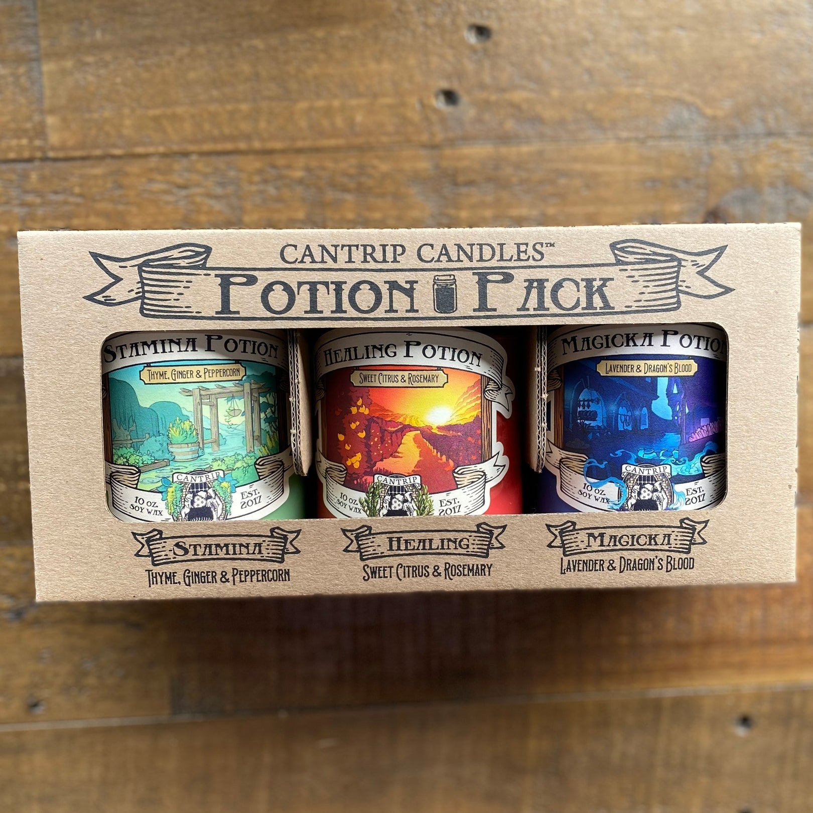 Cantrip Candles: Potion Pack (10 oz Trio)