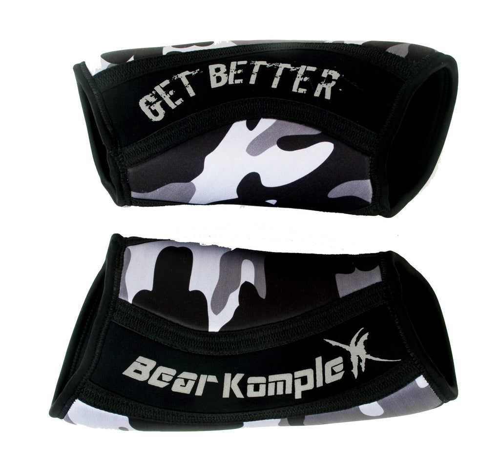 Bear KompleX Knee Sleeves, Black Camo (Pair)