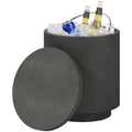 3-in-1 Cooler Side Table — Concrete, 2.6 Gal