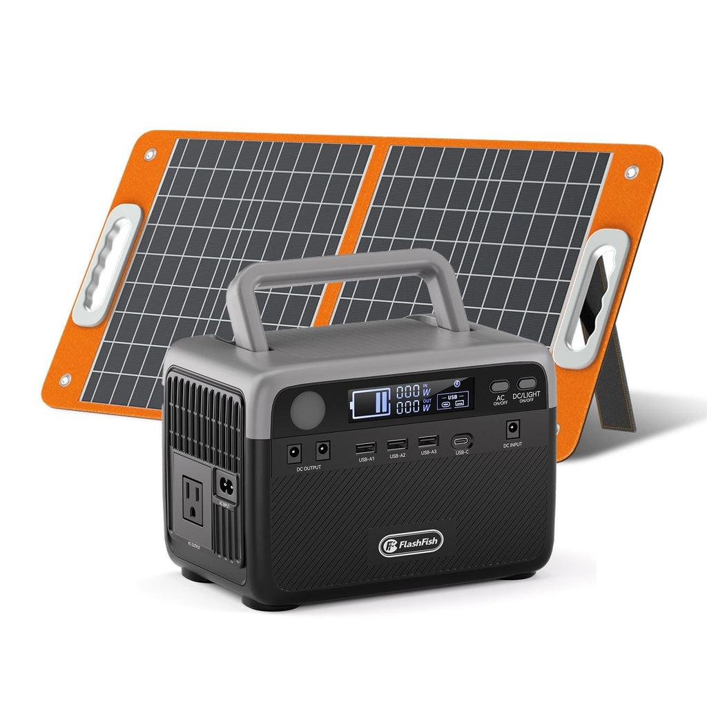 FlashFish 300W Station + 60W Solar Panel