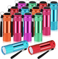 Mini LED Flashlights — 12-Pack, Lanyards