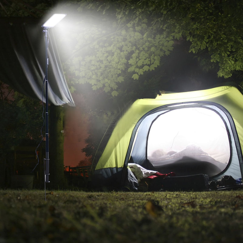 10,000-Lumen Camp Light — Telescoping Pole