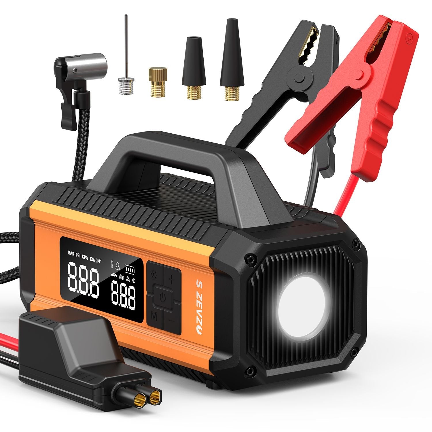 Jump Starter & Air Compressor — 2-in-1