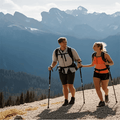 Folding Trekking Poles — Compact Pair