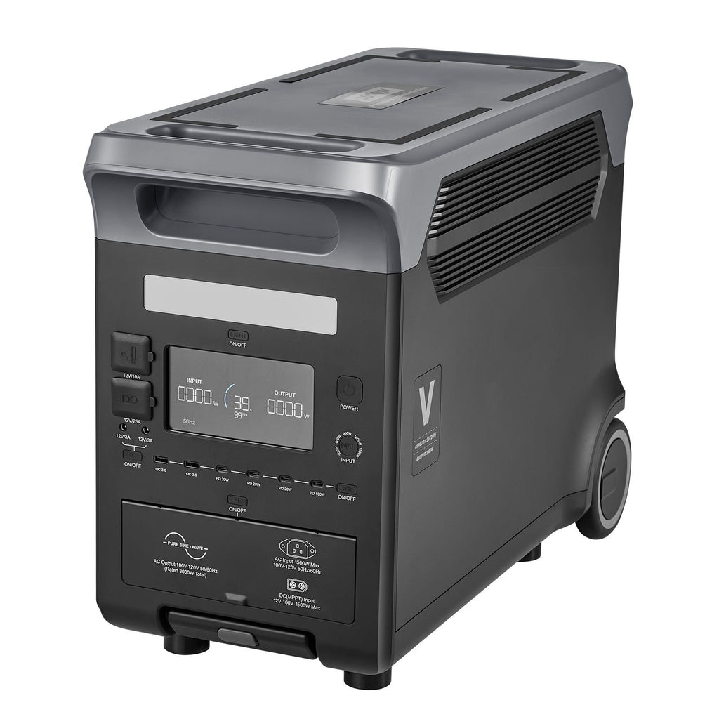 3000W Power Station — 3072Wh LiFePO4