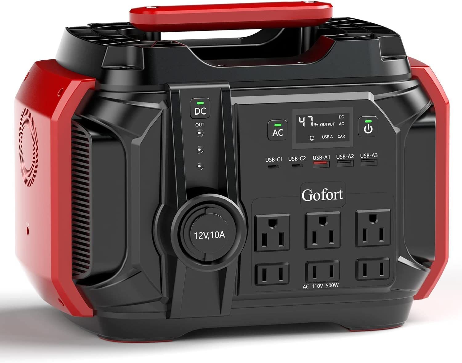 GOFORT 500W Power Station — 540Wh, 6 AC