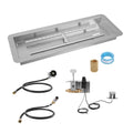 Drop-In Fire Pit Pan — 36×12″, Dual Fuel