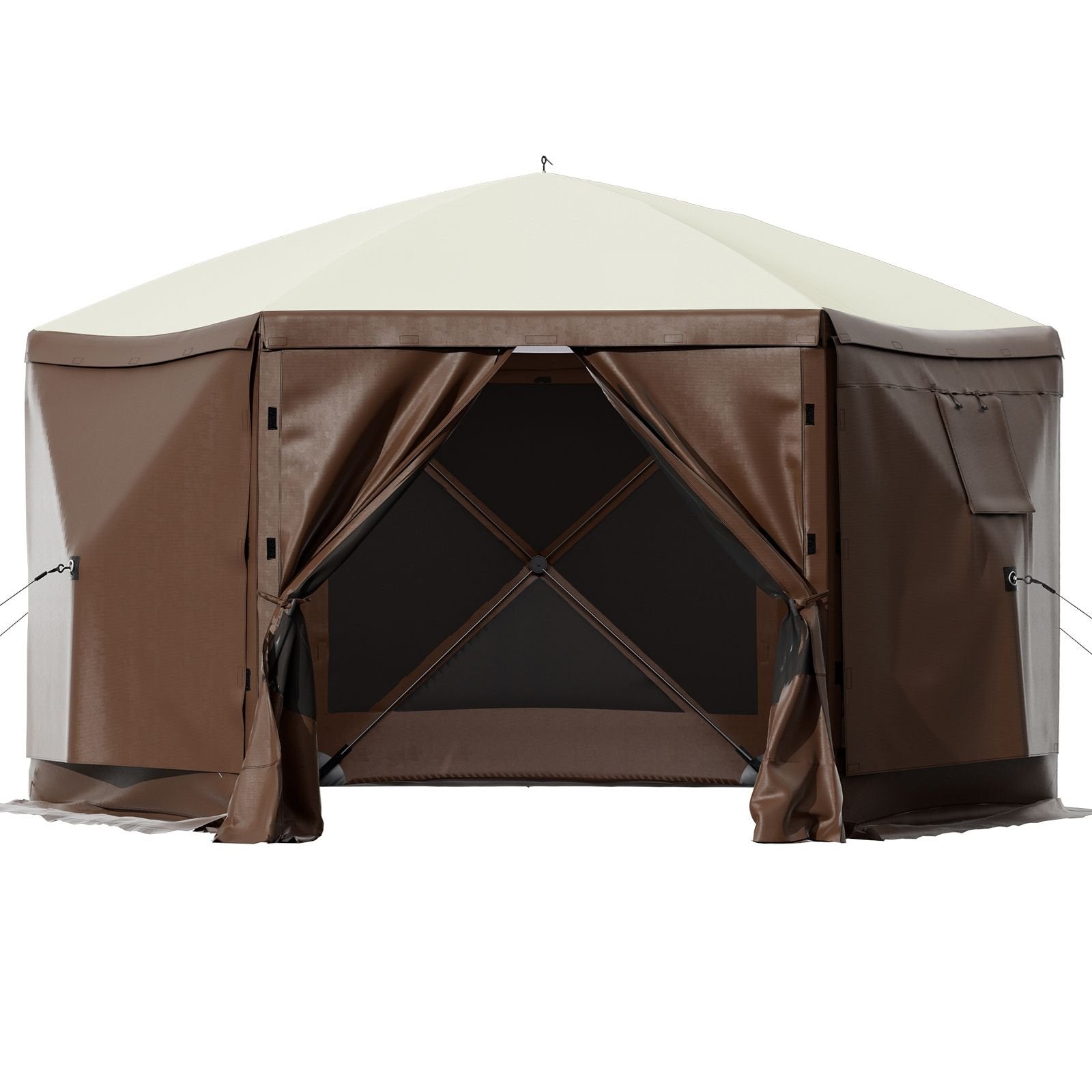 10×10 Screen Gazebo — 6-Sided Pop-Up