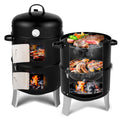 Vertical Charcoal Smoker — Double Layer