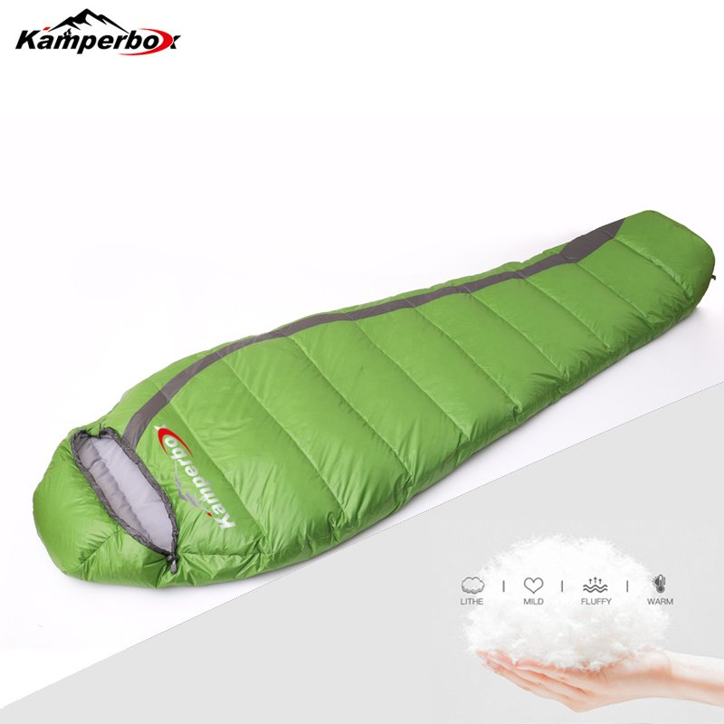Kamperbox Cozy 300 Down Bag — 0°C Comfort