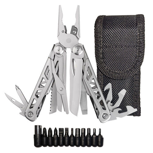 18-in-1 Heavy-Duty Multitool — Stainless