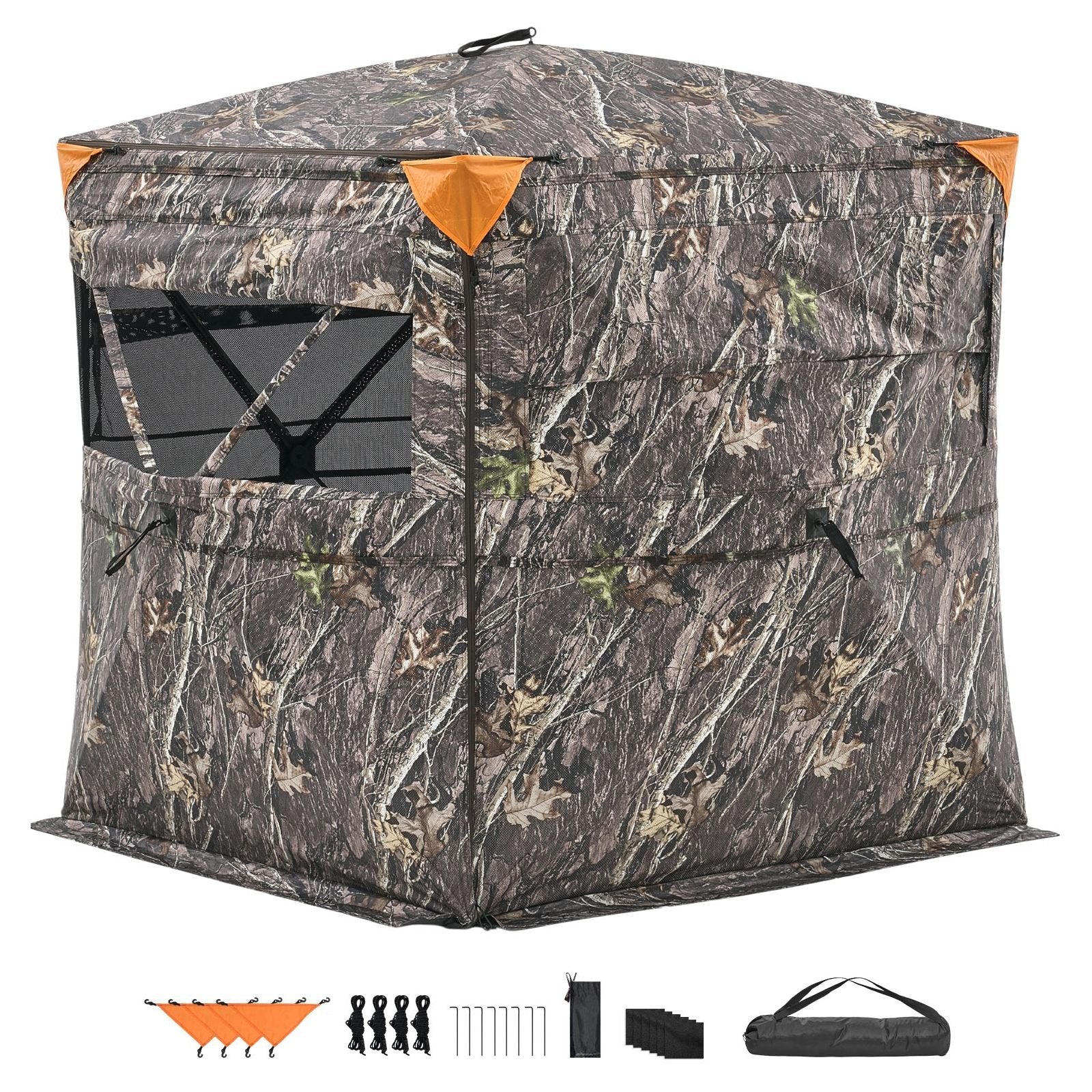 Silent Ground Blind — 2–3 Person, 360°