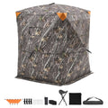 Thermal Ground Blind — 2–3 Person, Chair Included
