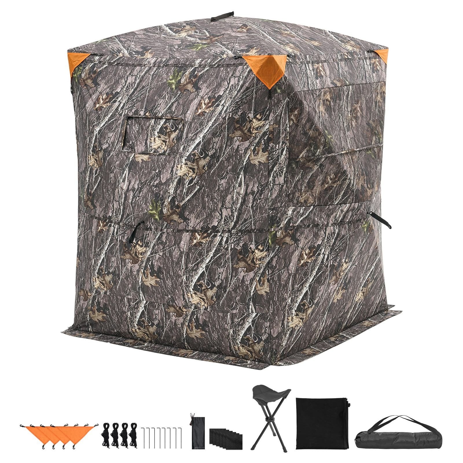 Thermal Ground Blind — 2–3 Person, Chair Included
