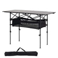 Roll-Up Camp Table — 47″, Adjustable Height
