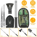 The 6-in-1 Camp Tool — Shovel · Knife · Axe · Saw