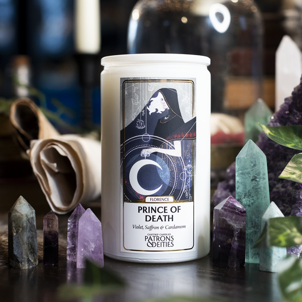 Cantrip Candles: Florence, Prince of Death (16 oz)