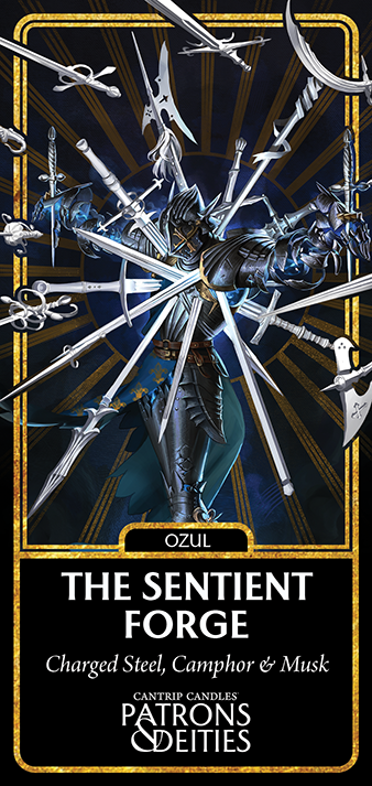 Cantrip Candles: Ozul, The Sentient Forge (16 oz)