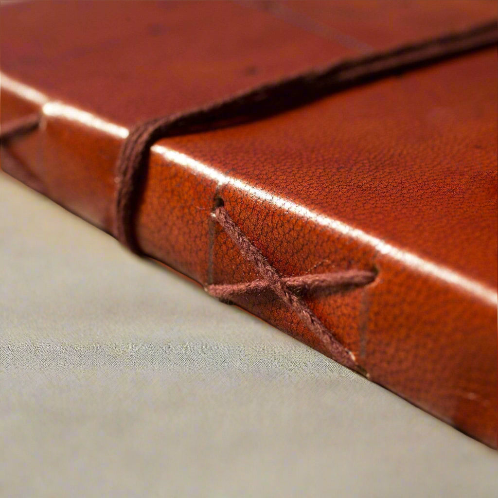 Buddha Quote Leather Journal, Give Up Everything That Weighs You Down