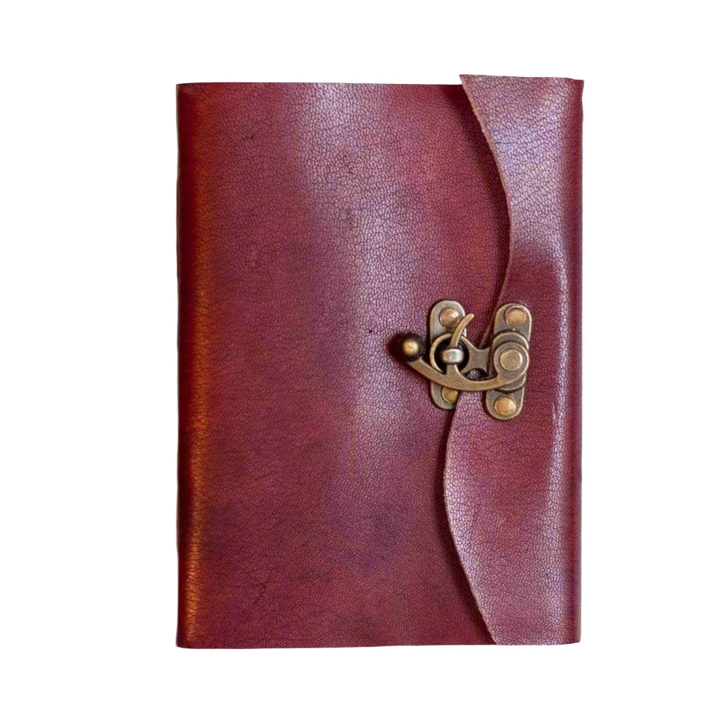 Brass Latch Handmade Leather Journal
