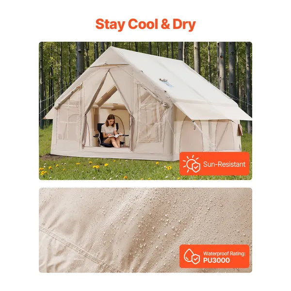 Inflatable Air Tent, 4–6 Person, Pump Included, view 4
