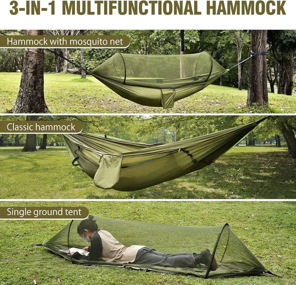 Bug Net Hammock, Double/Single, Straps, view 5
