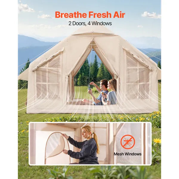 Inflatable Air Tent, 4–6 Person, Pump Included, view 5