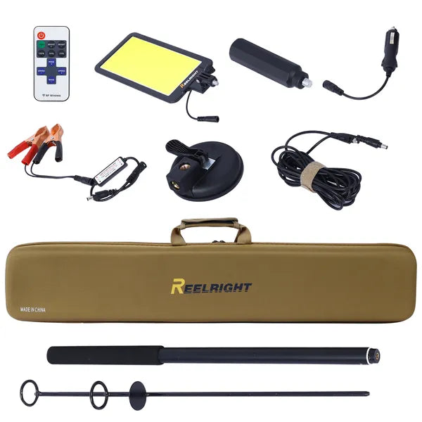 10,000-Lumen Camp Light, Telescoping Pole, view 5