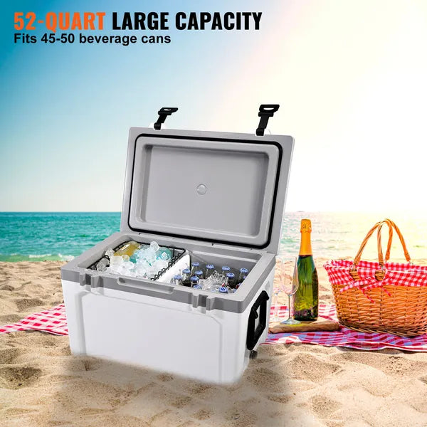 52 Qt Hard Cooler, Holds 50 Cans, view 4