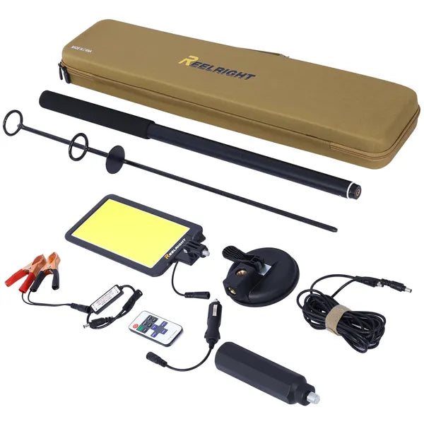 10,000-Lumen Camp Light, Telescoping Pole, view 4