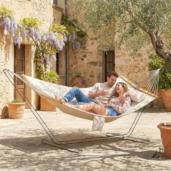 2-Person Quilted Hammock, Pillow & Pad, view 2