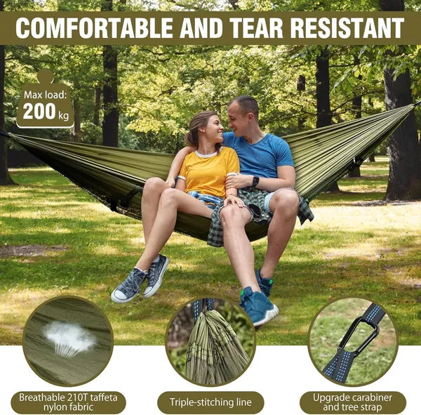 Bug Net Hammock, Double/Single, Straps, view 6