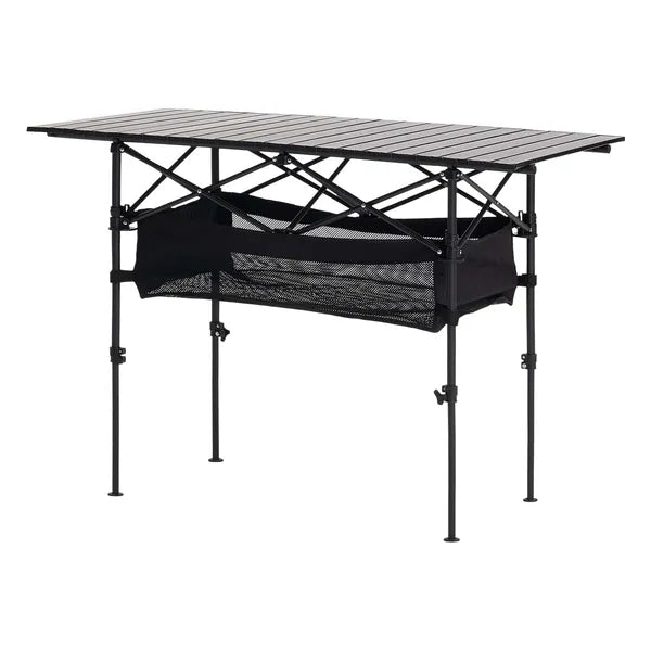 Roll-Up Camp Table, 47″, Adjustable Height, view 5