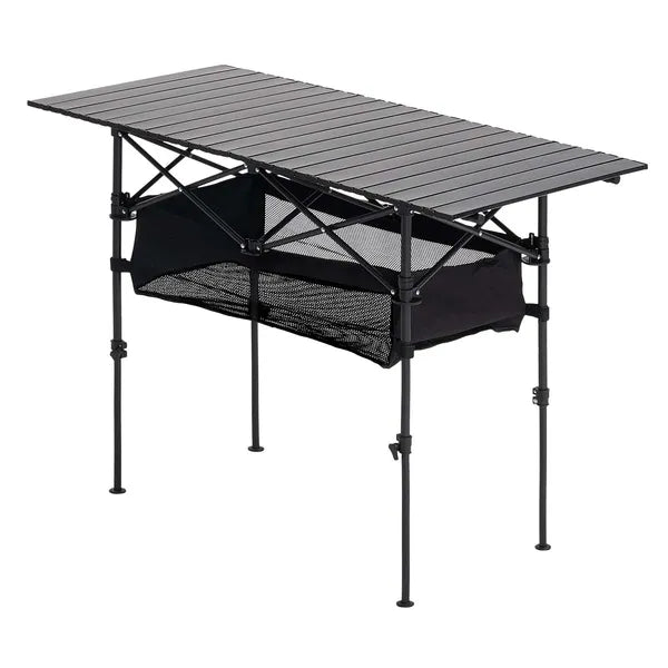 Roll-Up Camp Table, 47″, Adjustable Height, view 6