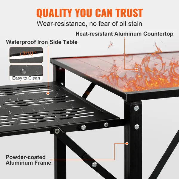 Camp Kitchen Table, Folding Cook Station, view 3