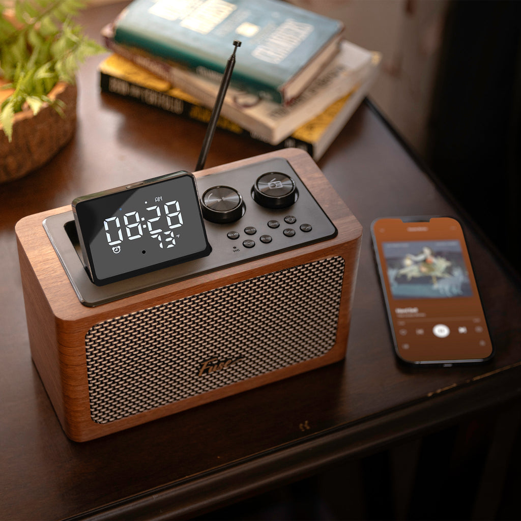 Fuse Zide Vintage Retro Radio and Alarm Clock